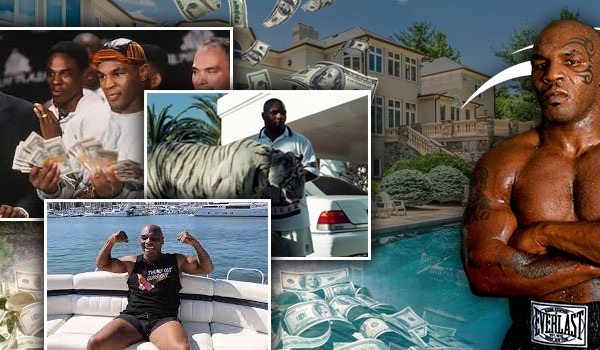 Tyson’s appetite for spending saw him lose his entire fortune.