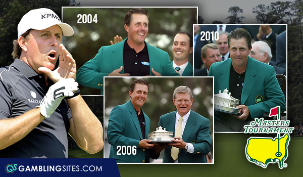 Phil Mickelson put in consistently good performances at the Masters.