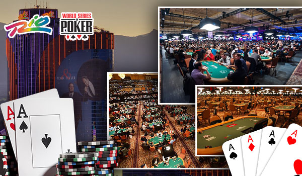 The Rio in Vegas hosts most WSOP events.