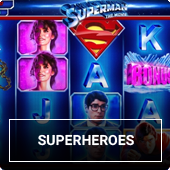 Slot machines with superheroes