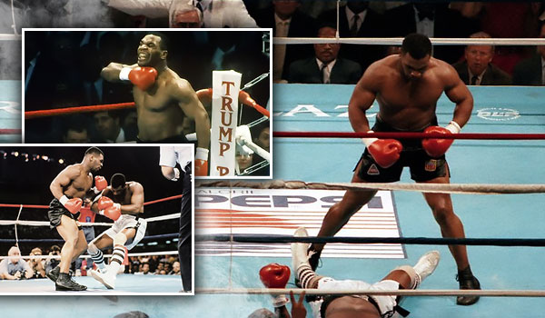 Tyson knocked out Spinks in just 91 seconds of Round 1.