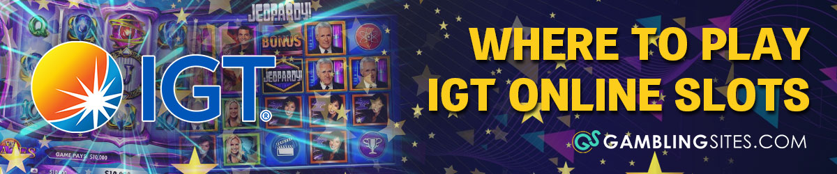 Where to play IGT slots online banner image