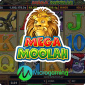 Mega Moolah jackpot slot from Microgaming