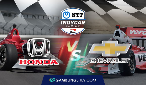 Honda and Chevrolet are the only two manufacturers in IndyCar.