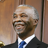 Former South African president Thabo Mbeki