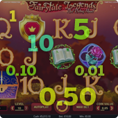 Fairytale Legends bet level and coin value