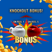 Knockout bonus on the Rocky slot game