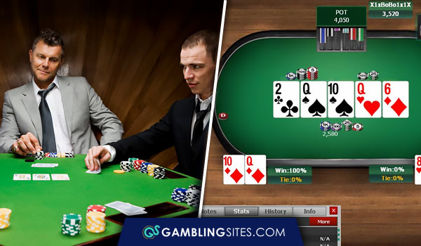 Live and online poker each have their advantages, so why not play both?
