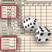 Multiple ways to score in Yahtzee