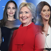 Angelina Jolie, Hilary Clinton, and Caitlyn Jenner