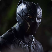 Black Panther with mask