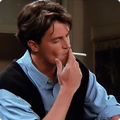 Chandler Smoking a Cigarette