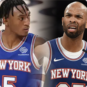 Immanuel Quickley and Taj Gibson