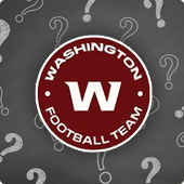 Washington Football Team Name Graphic