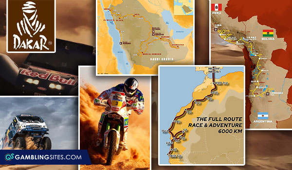 The location of Dakar Rally has changed multiple times over the years.