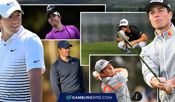 Collage of Rory McIlroy and Viktor Hovland