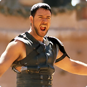 Russell Crowe in Gladiator