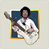 Jimi Hendrix slot scatter symbol