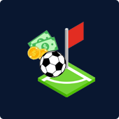 Corners Betting on Live Soccer Logo