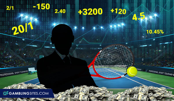The bookies use both software and human traders to set their live tennis betting odds.
