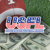 USFL Football Logo