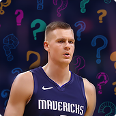 Image of Kristaps Porzingis with Question Marks