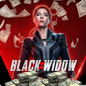 Black Widow Movie Poster with Betting Graphic