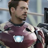 Tony Stark in Iron Man Suit