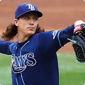 Tyler Glasnow from the Rays