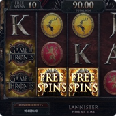 Game of Thrones free spins bonus