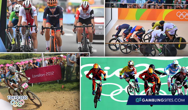 There are 22 Olympic cycling events across four disciplines; 11 for men and 11 for women.