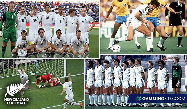 New Zealand Qualified for the FIFA World Cup in 1982 and 2010.