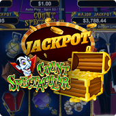 Random progressive jackpot on Count Spectacular
