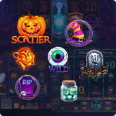 Halloween slot symbols