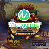 Microgaming slots with progressive jackpots