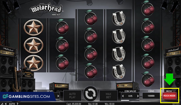 Rock Mode on the Motörhead slot.