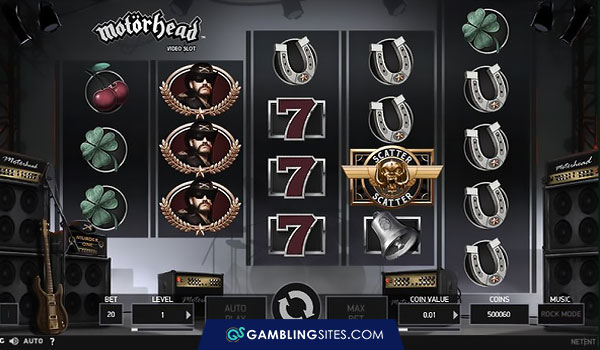 Motörhead online slot.