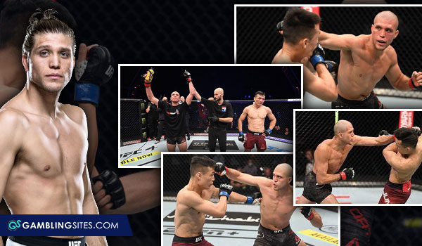 Ortega fighting The Korean Zombie