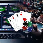 Comparing online and live poker tournaments