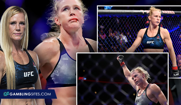 Collage of Holly Holm