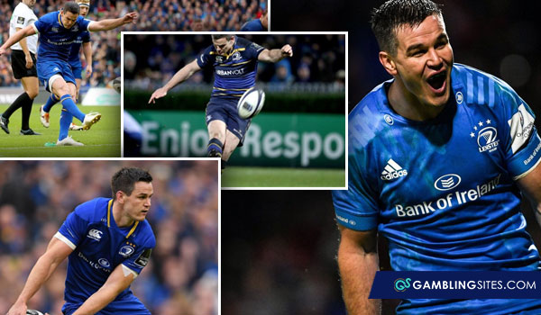Johnny Sexton Scoring Try and Kicking Goal in Leinster Uniform