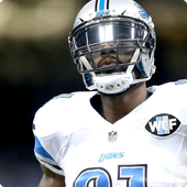 Calvin Johnson Playing for the Lions