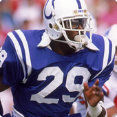 Eric Dickerson Playing for the Colts