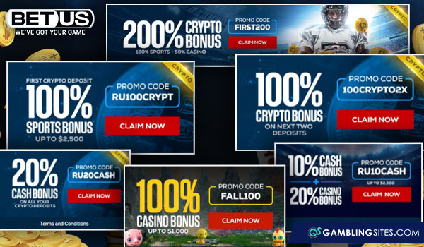 Bonuses for existing customers at BetUS
