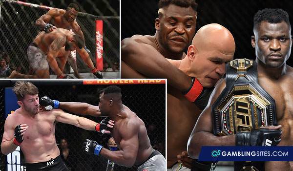Francis Ngannou in the ring
