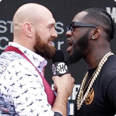 Fury and Wilder Stand Off Face Off