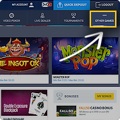 Other casino games at BetUS