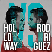 Holloway vs. Rodriguez Face Off Graphic