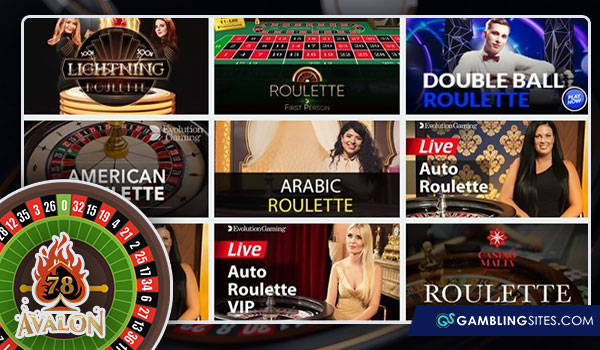 Avalon78 roulette games