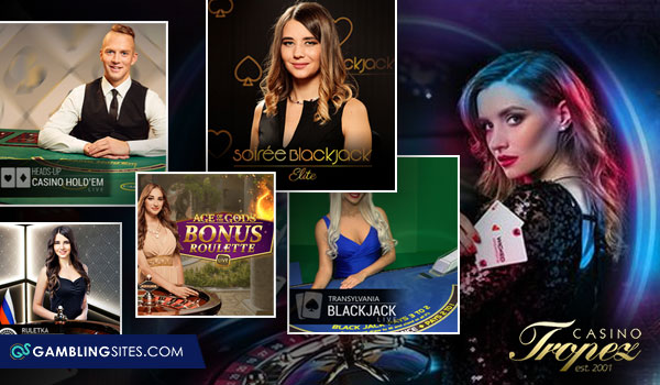 Live dealer casino at CasinoTropez.com